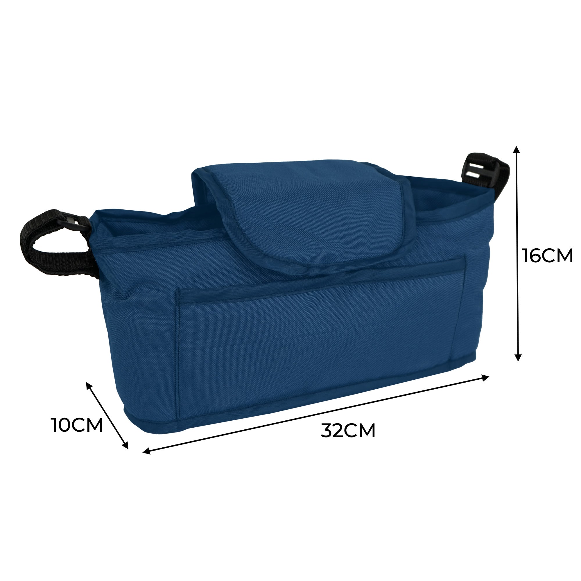 Q-Rax Borsa Organizer Passeggino Animali Blu Navy Oxford