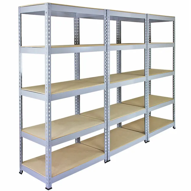 Scaffali Q-Rax 90x50 scaffale garage grigio 3 pezzi