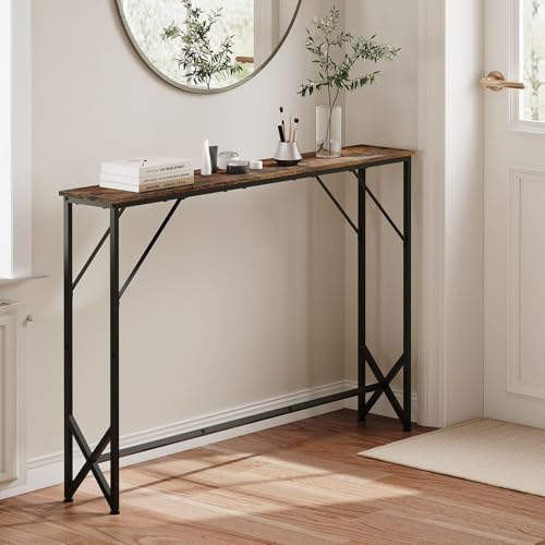 Meltrck Tavolo Consolle 120x20x80 Vintage Salvaspazio Legno
