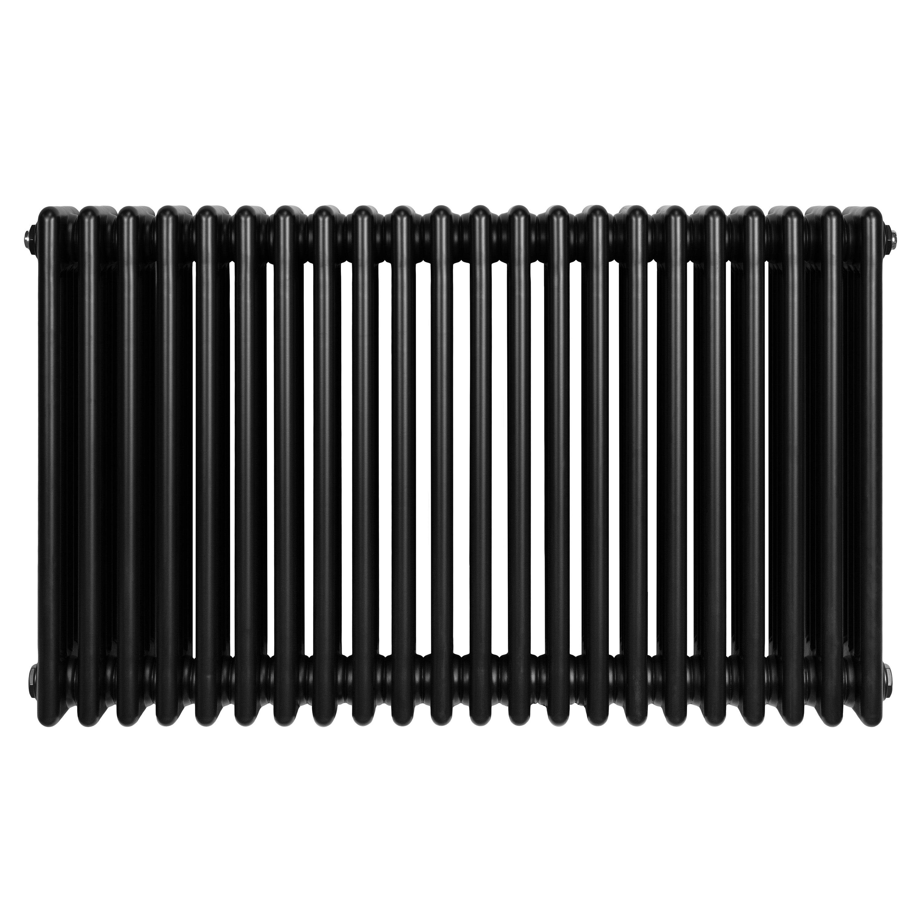 Q-Rax Radiatori Tradizionali 4 Colonne Termosifone 600x1010 Nero