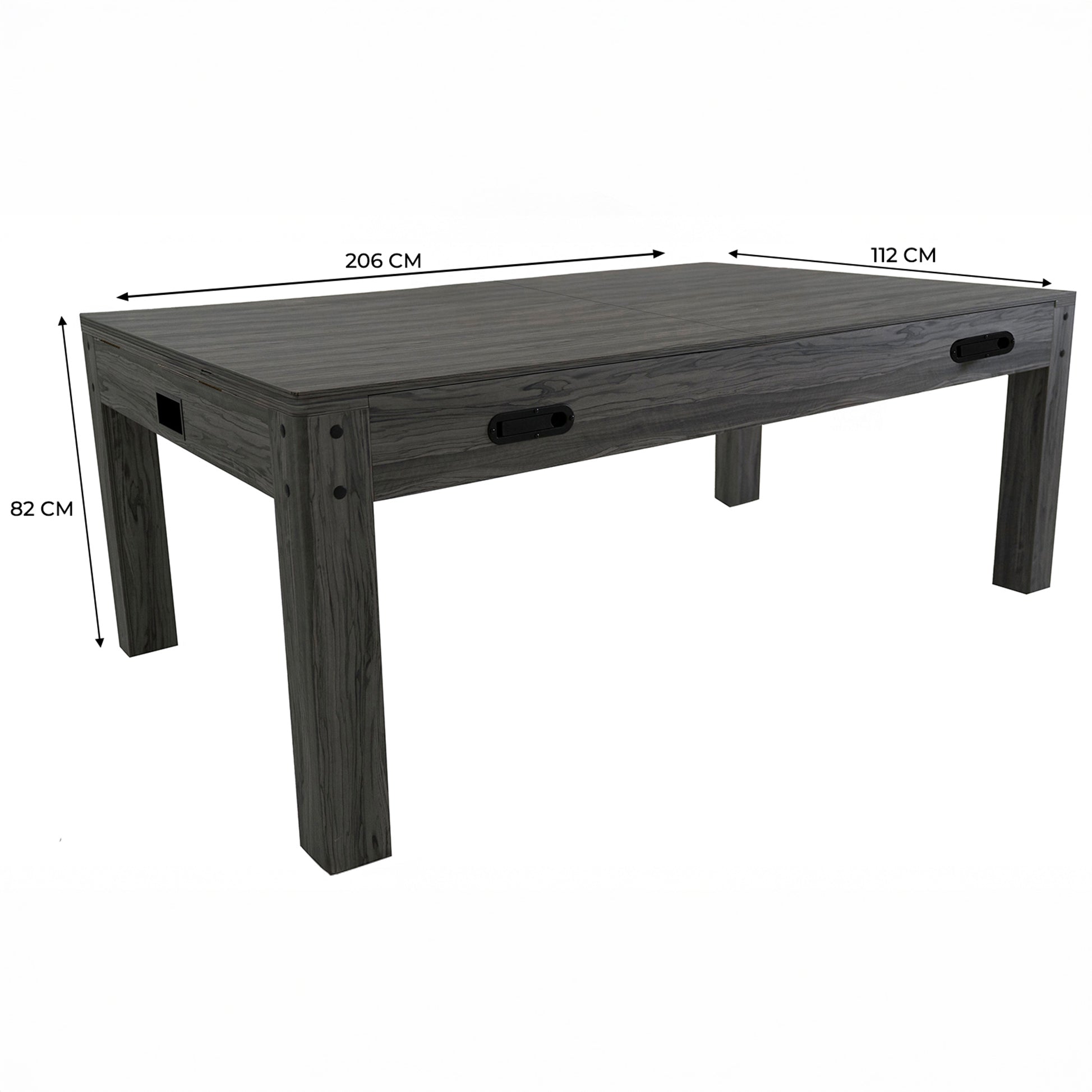 Q-Rax Accessori casa Tavolo Multigioco 7-in-1 213cm Grigio