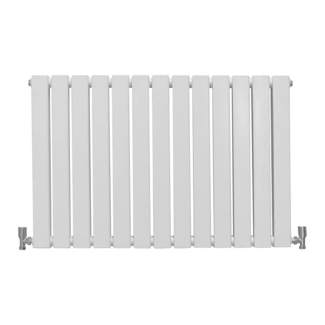 Q-Rax Pannelli Piatti Radiatore Elementi Piatti 60x91 Bianco Lucido