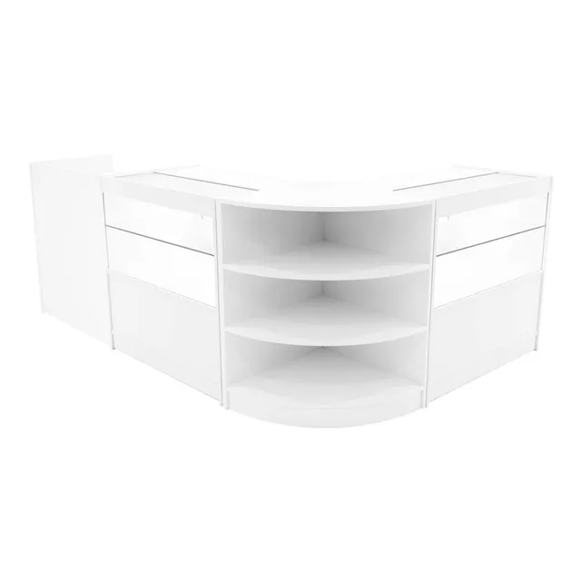 Q-Rax Eclipse set banconi negozio bianco LED C900 LM60 TB60