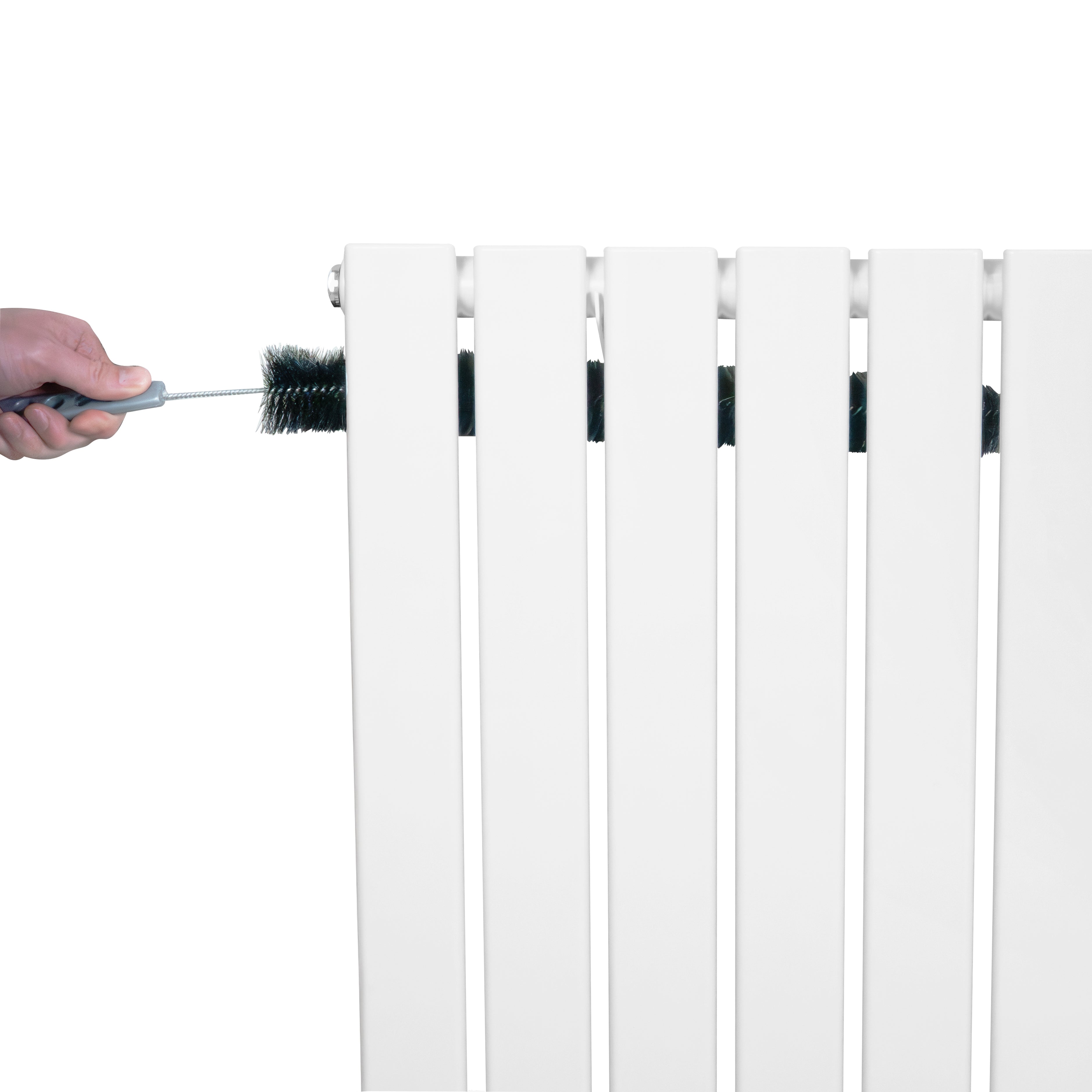 Q-Rax Pannelli Piatti 600x700 radiatore bianco con valvole