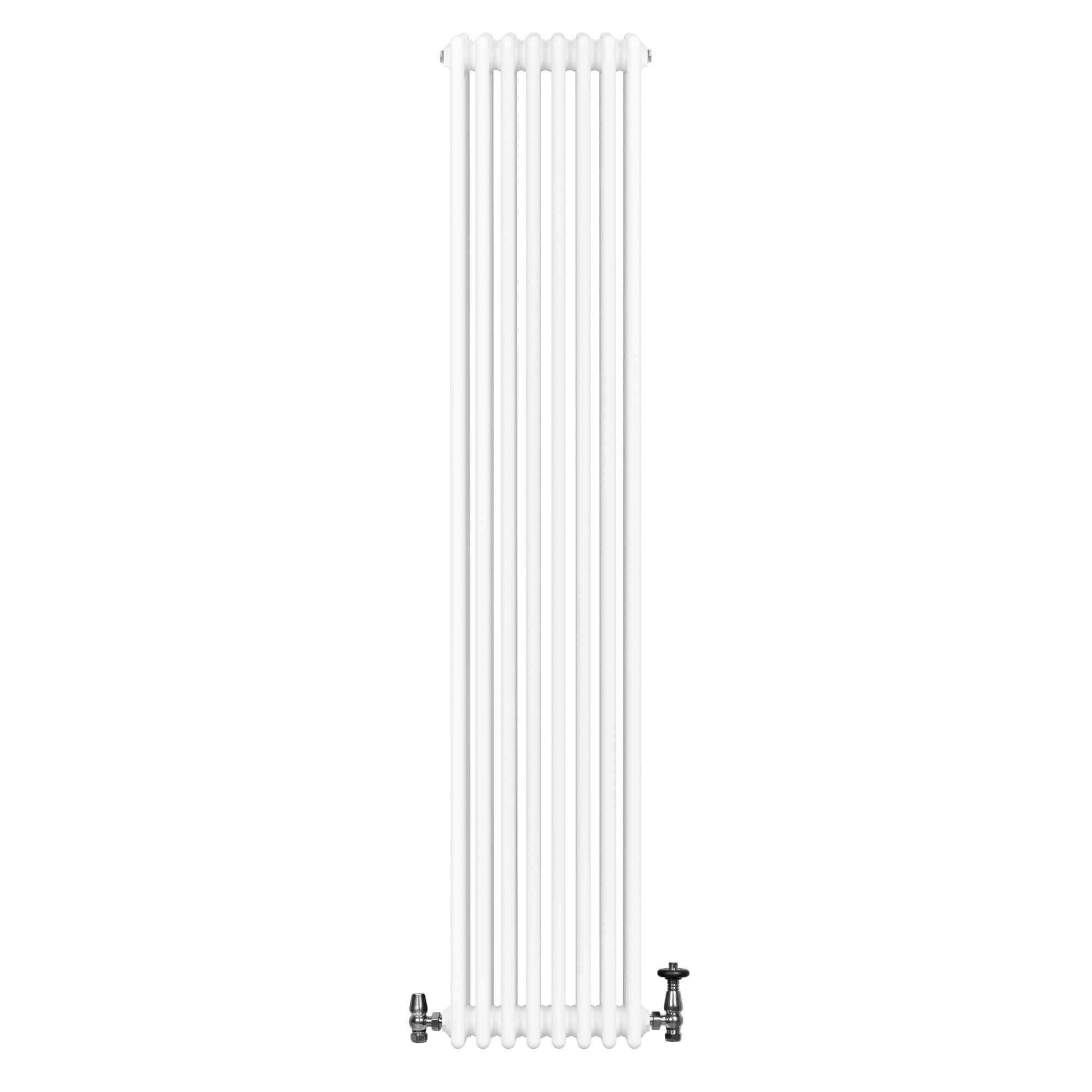 Q-Rax Radiatore Verticale 4 Colonne Bianco 1800x380 Valvole