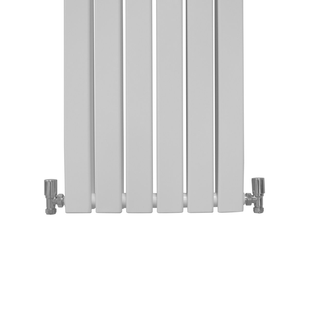 Q-Rax Pannelli Piatti 180x42cm Radiatore Bianco Lucido Acciaio