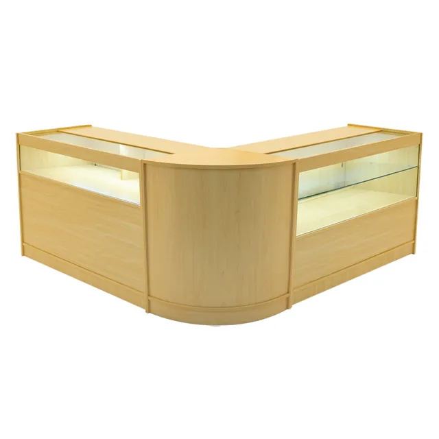 Q-Rax Banconi da Negozio Adonis set bancone acero LED B1200