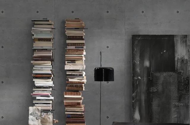 Siderio Talia libreria modulare in metallo salvaspazio