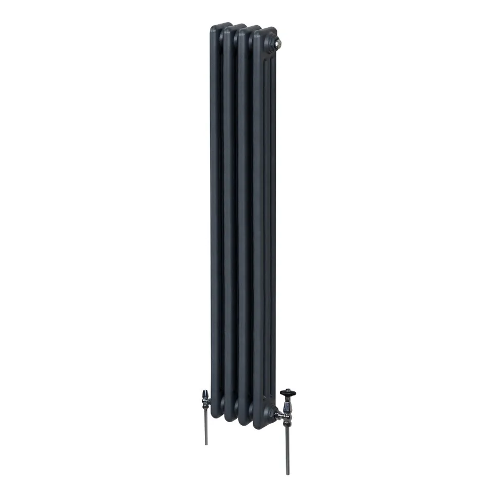 Q-Rax Radiatori Tradizionali 3 colonne termosifone antracite