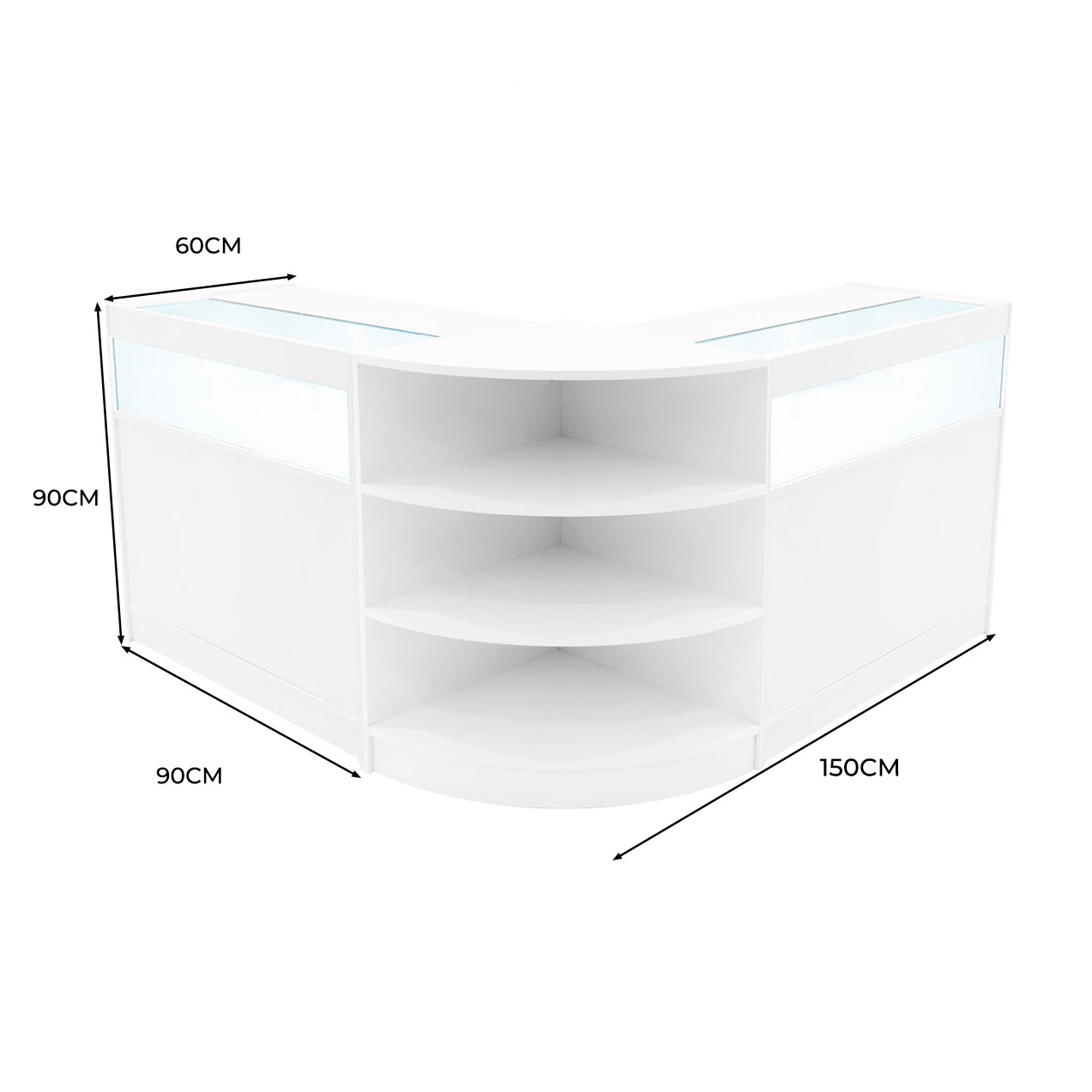Q-Rax Theseus Set 2 Banconi B900 + LM60 LED Bianco