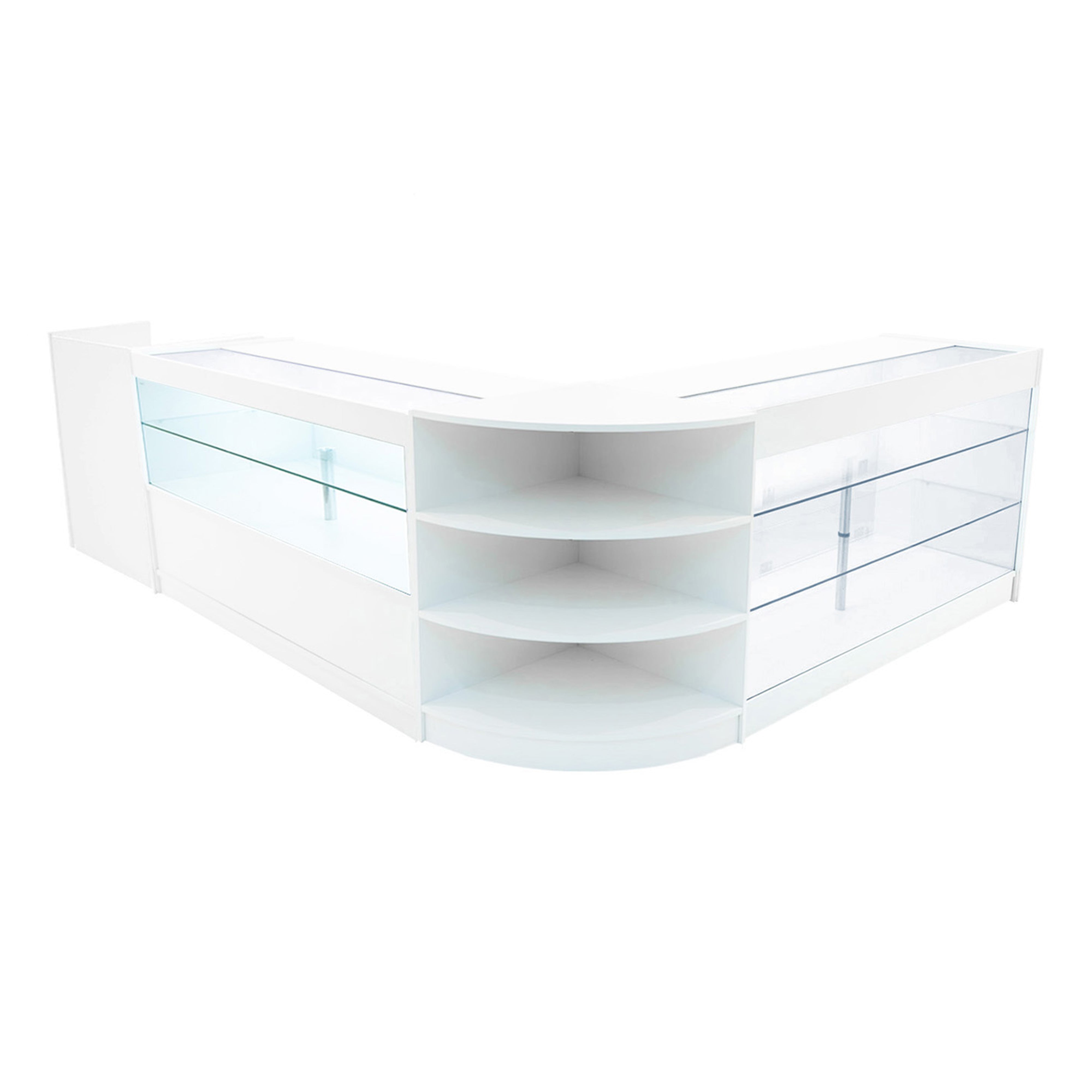 Q-Rax Theia Set Banconi Negozio K1500 C1500 LED Bianco