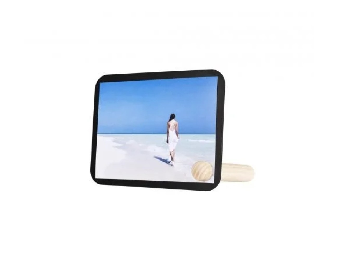 Officinanove Clakk portafoto legno e acciaio 20 cm
