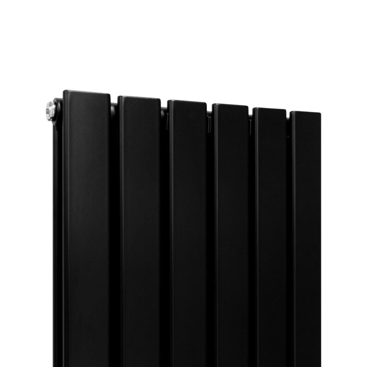 Q-Rax Radiatore Pannelli Piatti 160x42 cm Nero Opaco