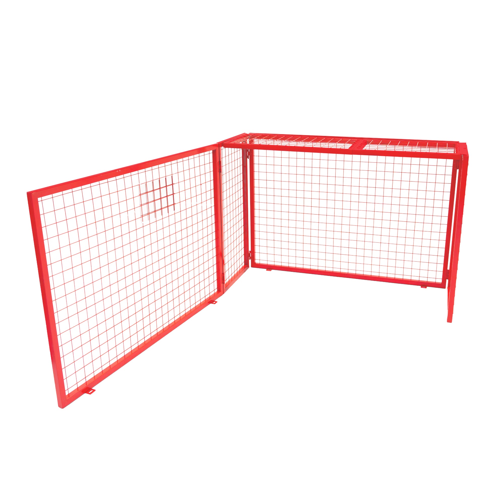 Q-Rax gabbia rete pieghevole bombole gas 100x140x50cm