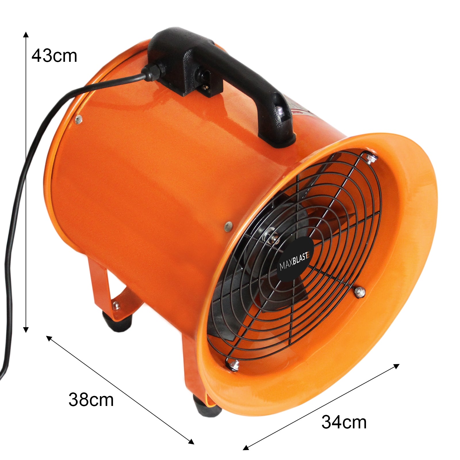 Q-Rax 300 Ventola di Aspirazione 300mm Dotto 12m 110V