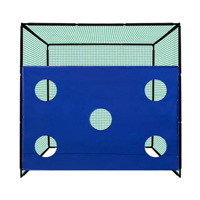 Q-Rax Accessori casa Gabbia Pratica Golf 3x3m con Bersaglio