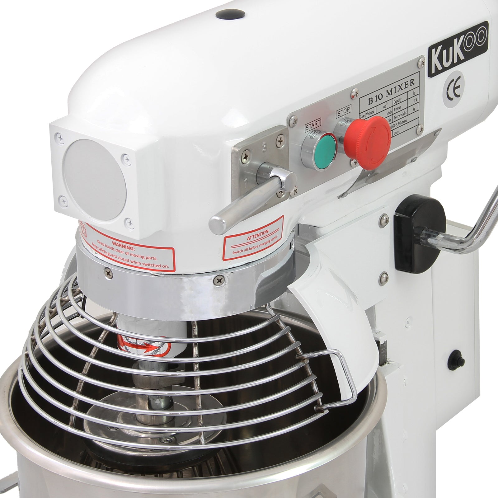 Q-Rax Robot Multifunzione 10 Litri 550W Impastatrice Planetaria