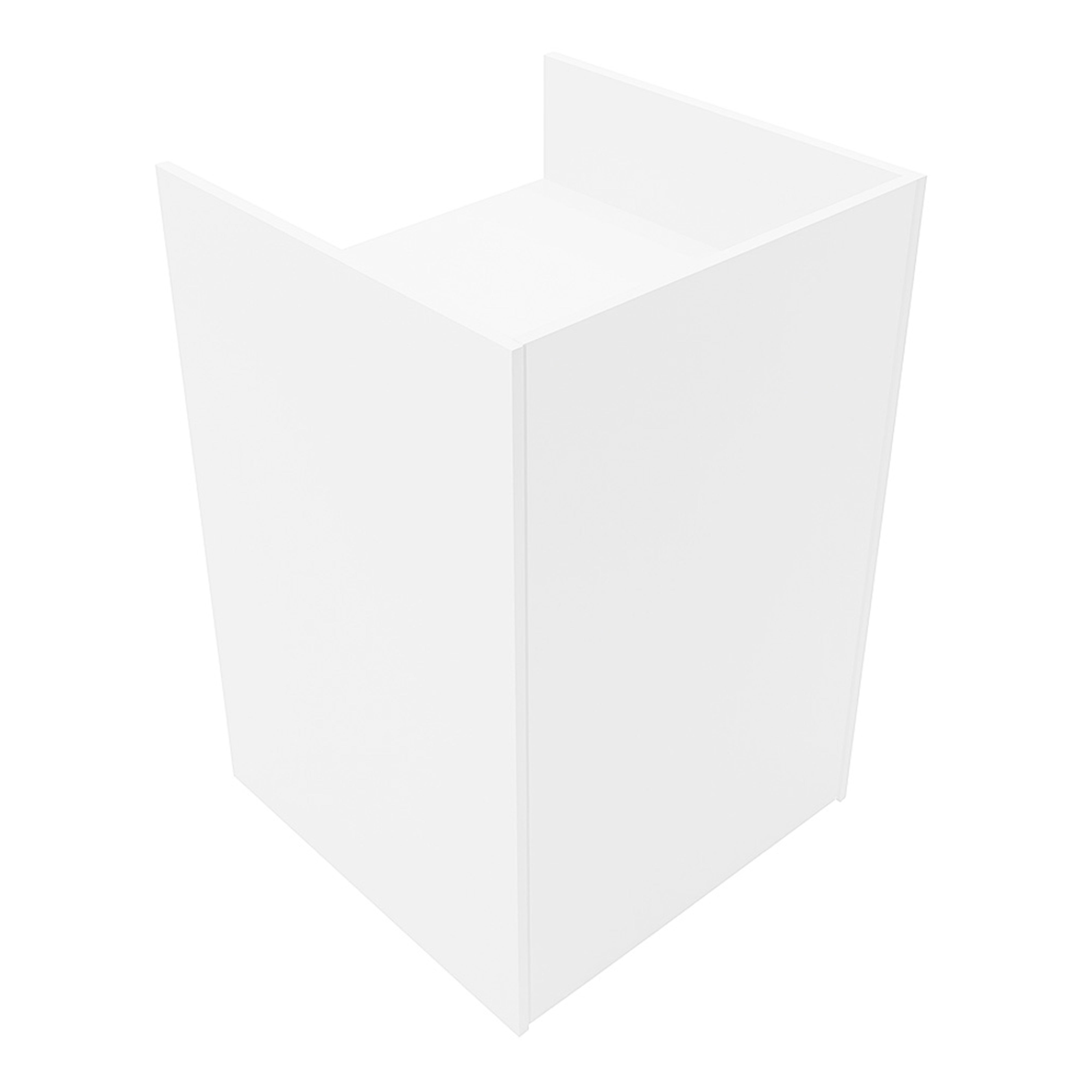 Q-Rax Banconi da Negozio TB60 Bancone Cassa Bianco 60 cm