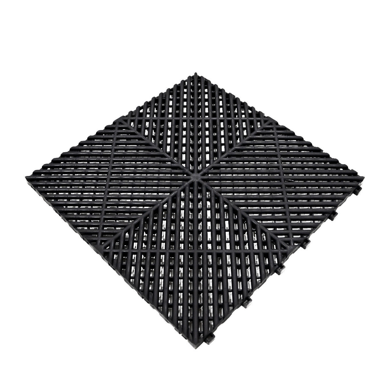 Q-Rax Piastrelle Ventilate Pavimento garage 120 nere 19,2 mq antiscivolo