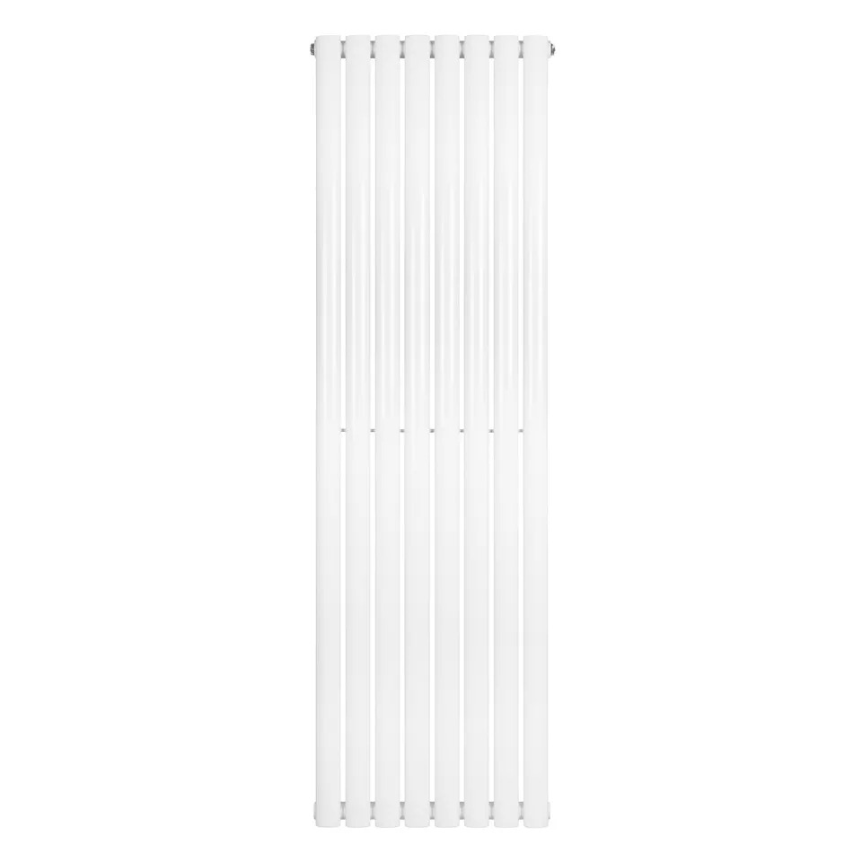 Q-Rax Radiatore Ovale Verticale 1600x480 Bianco 3838 BTU