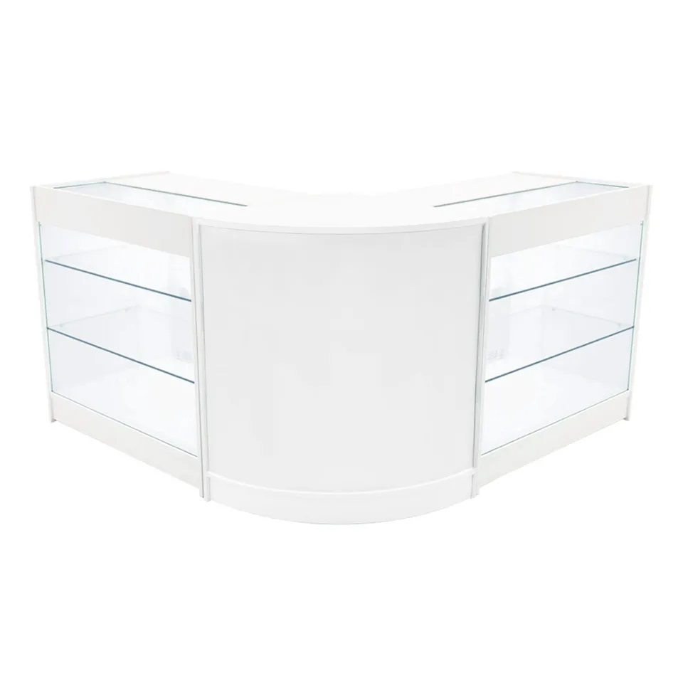 Q-Rax Helios Set Banconi LED 2x K900 + CM60 Angolare Bianco