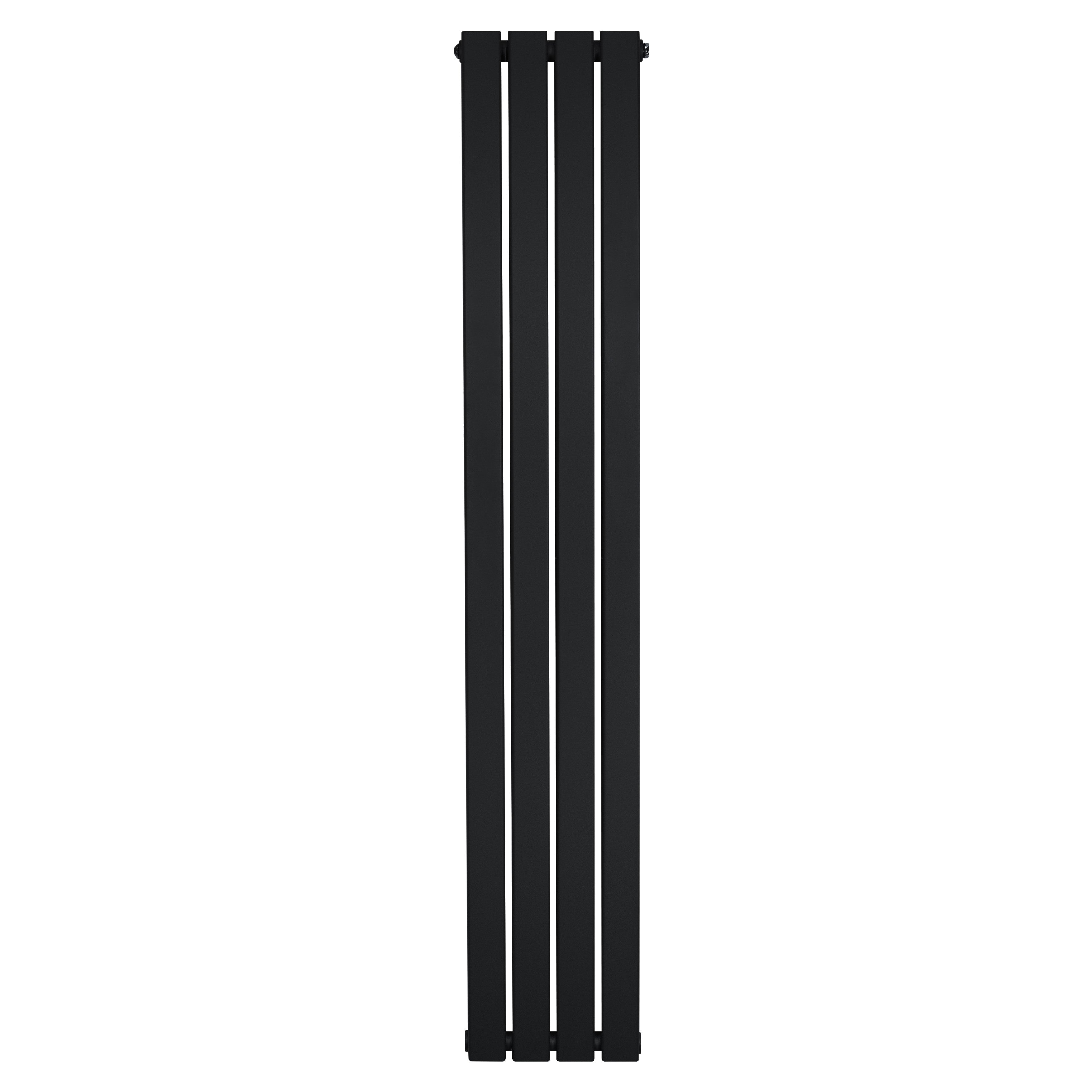 Q-Rax Radiatore Verticale 1600x280 mm Nero Acciaio