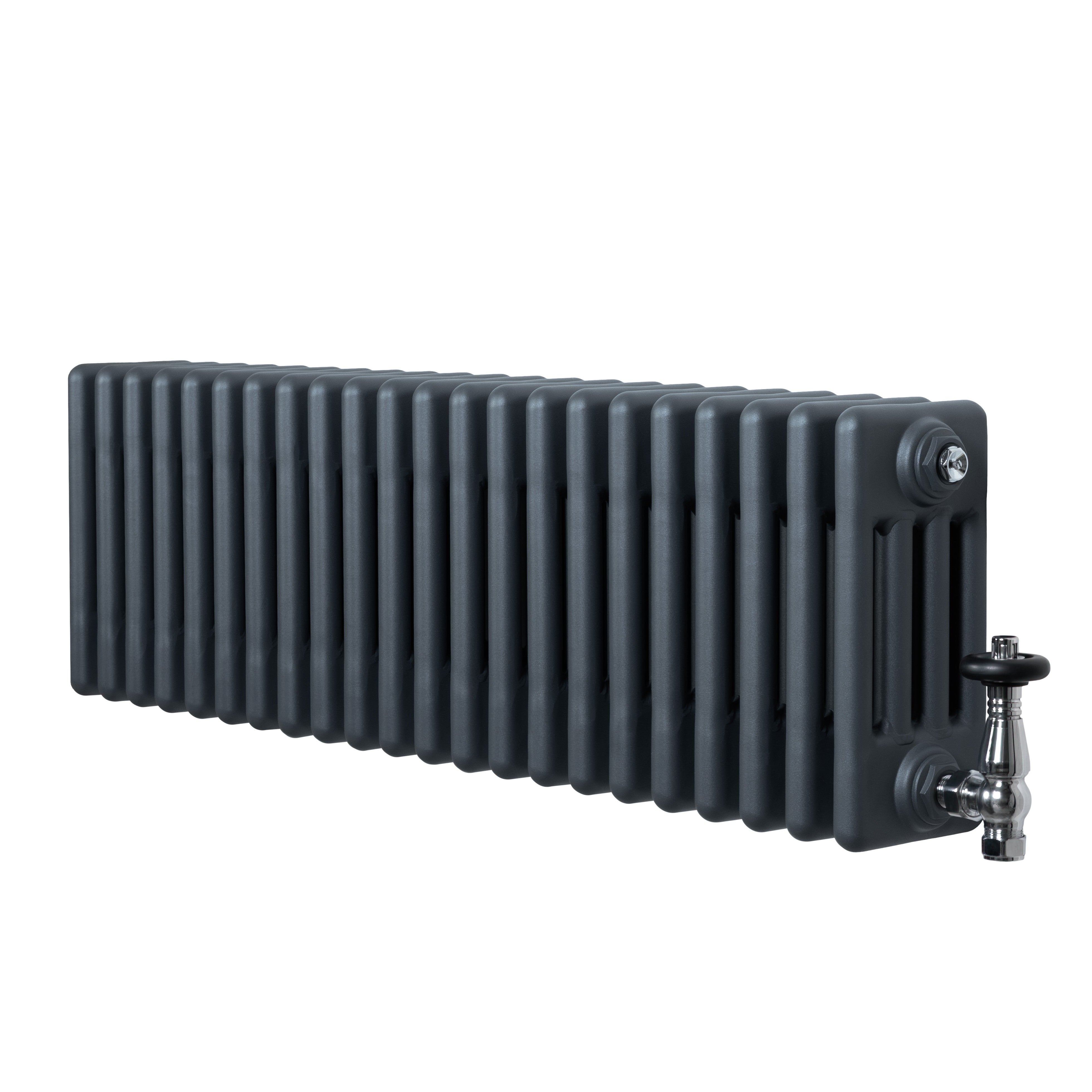 Radiatore Tradizionale 4 colonne acciaio grigio 300x1010