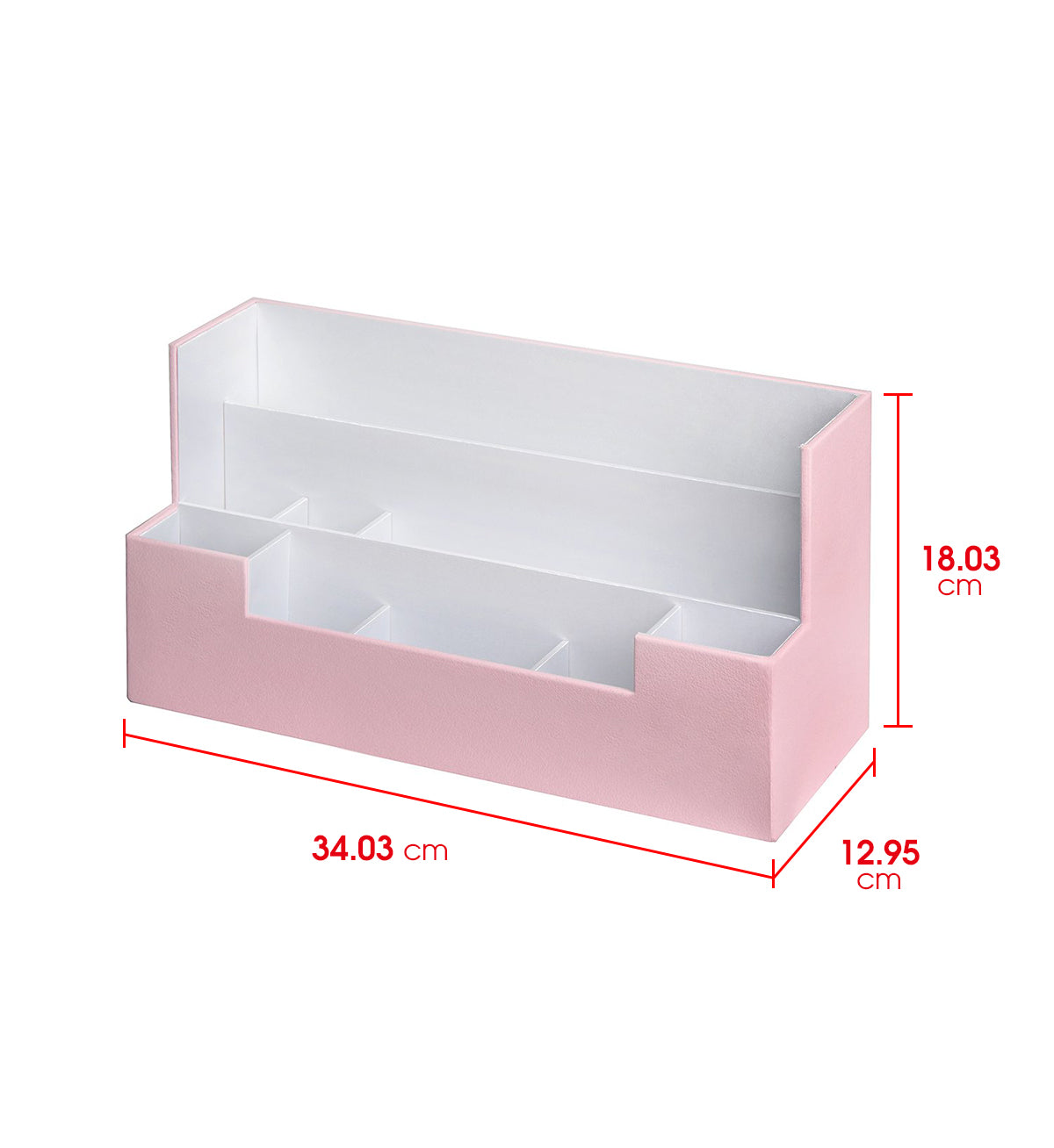 Jackcube Design Home Office Organizer Scrivania Rosa Pelle