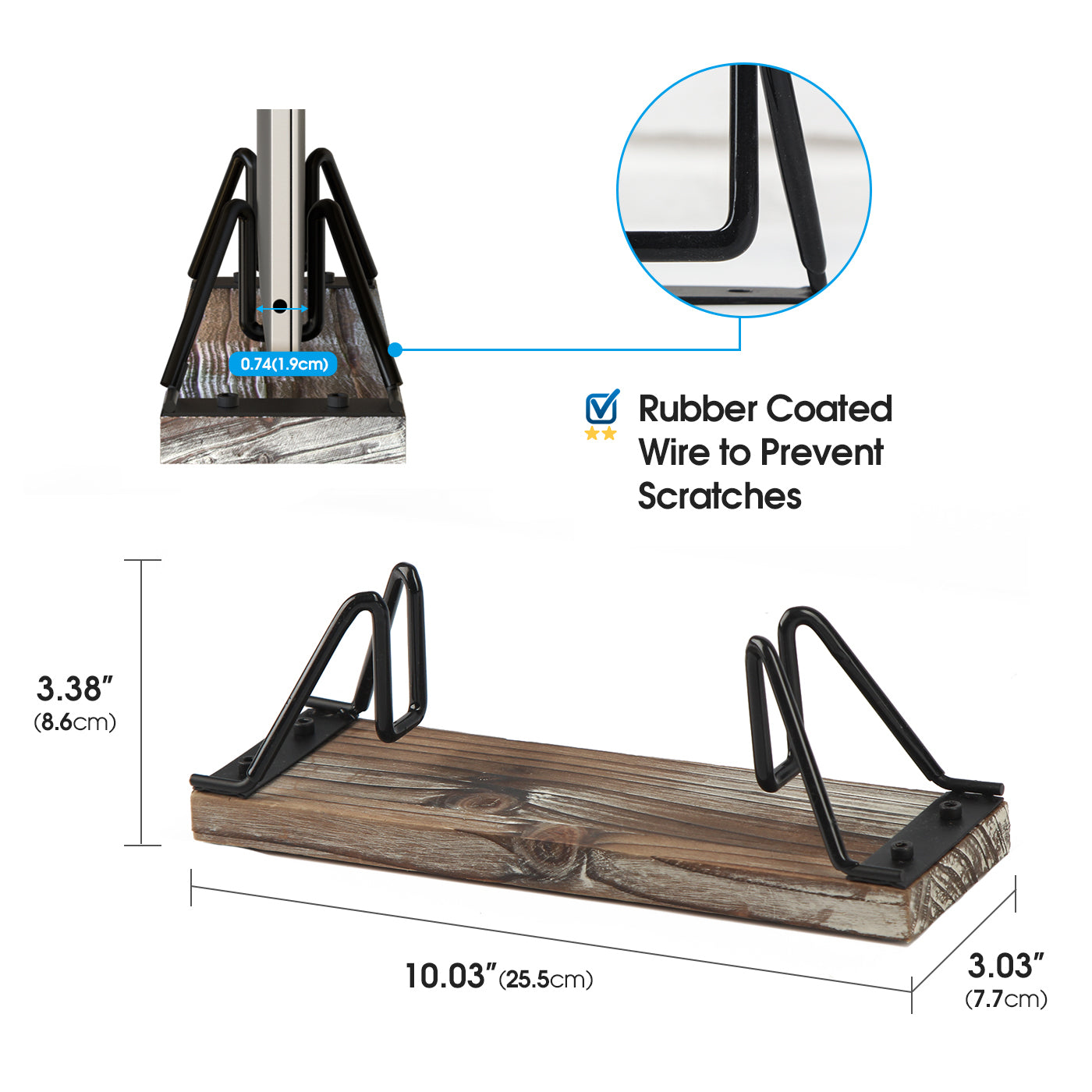 Jackcube Design Home Office Supporto Laptop Verticale Nero Metallo