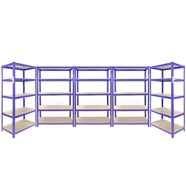 Q-Rax Scaffali Scaffale Garage Blu 90+120cm 200kg