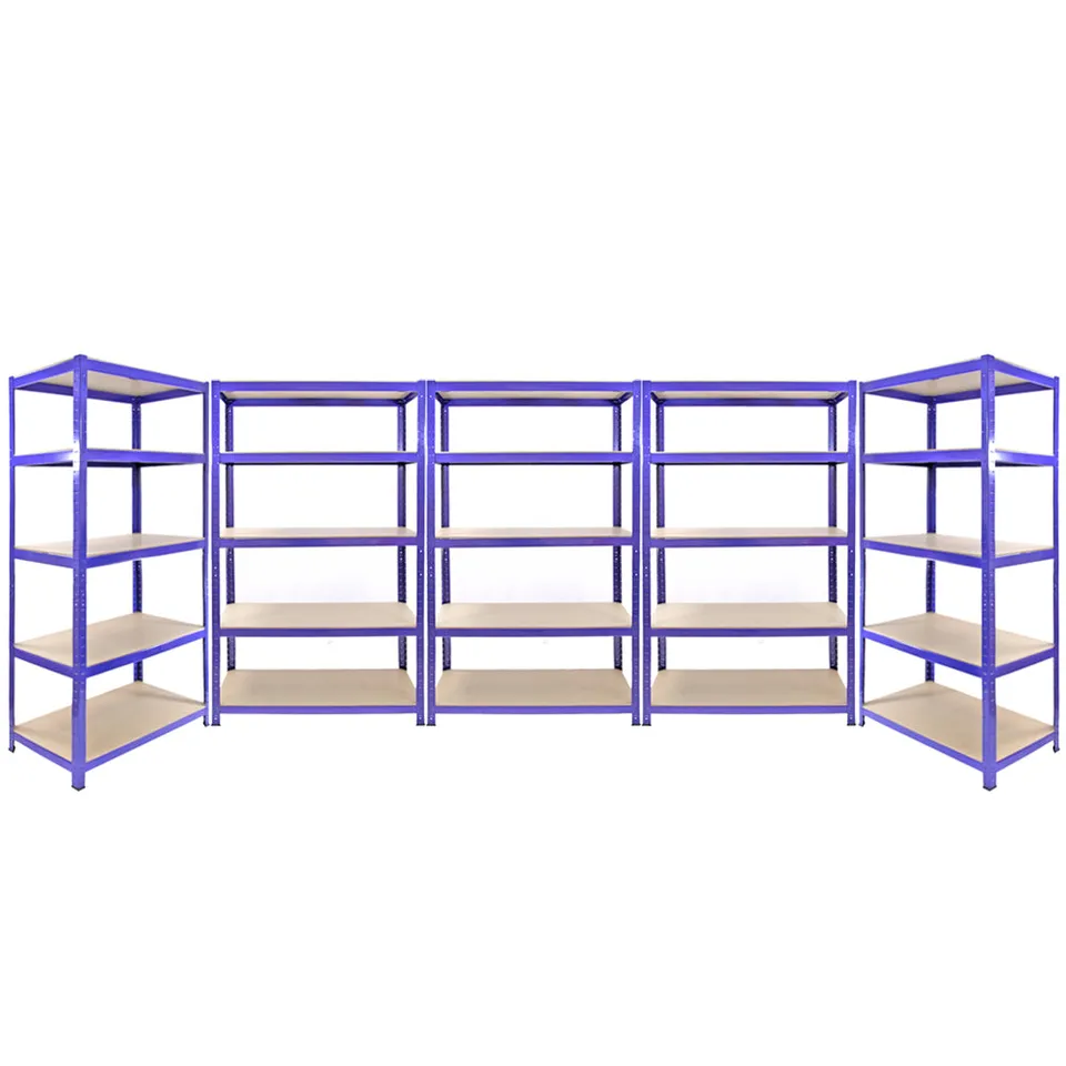 Q-Rax Scaffali Scaffale Garage Blu 90+120cm 200kg