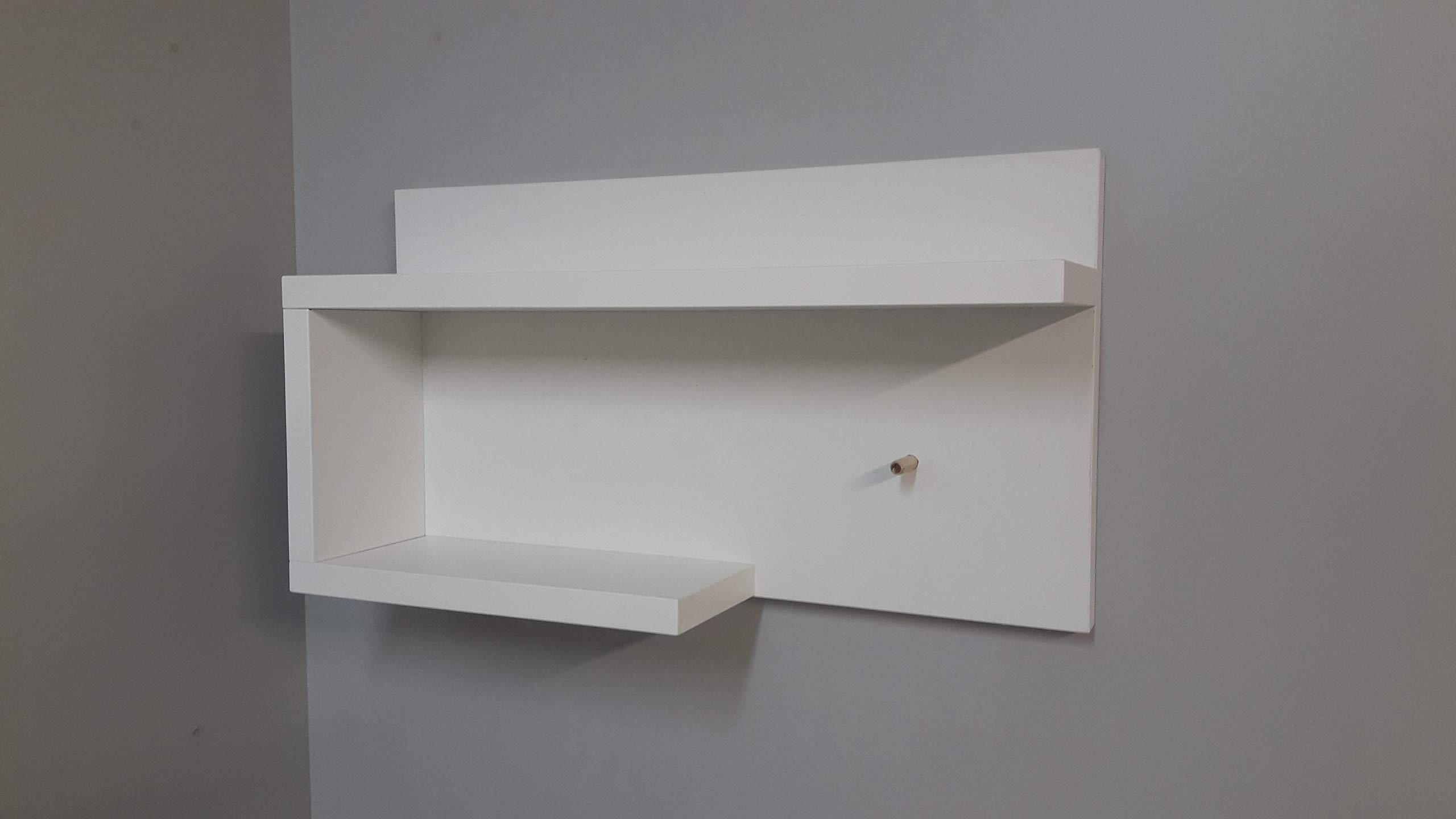 Henor Scaffali organizer ingresso legno bianco 45 cm