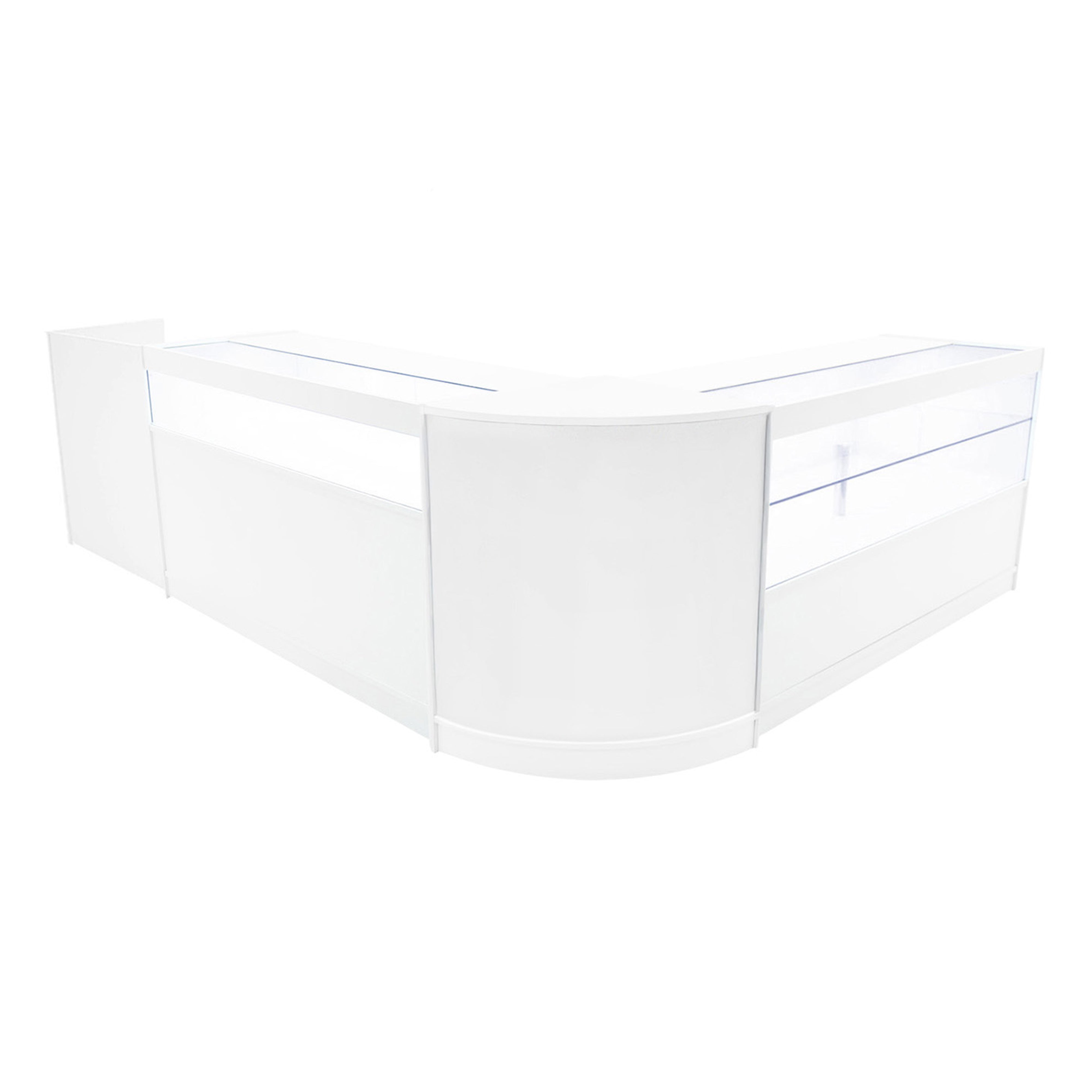 Q-Rax Banconi Negozio Set Gravity LED B1500 C1500 Bianco