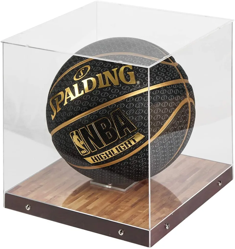 Jackcube Design Display Teca Pallone Basket Base Legno