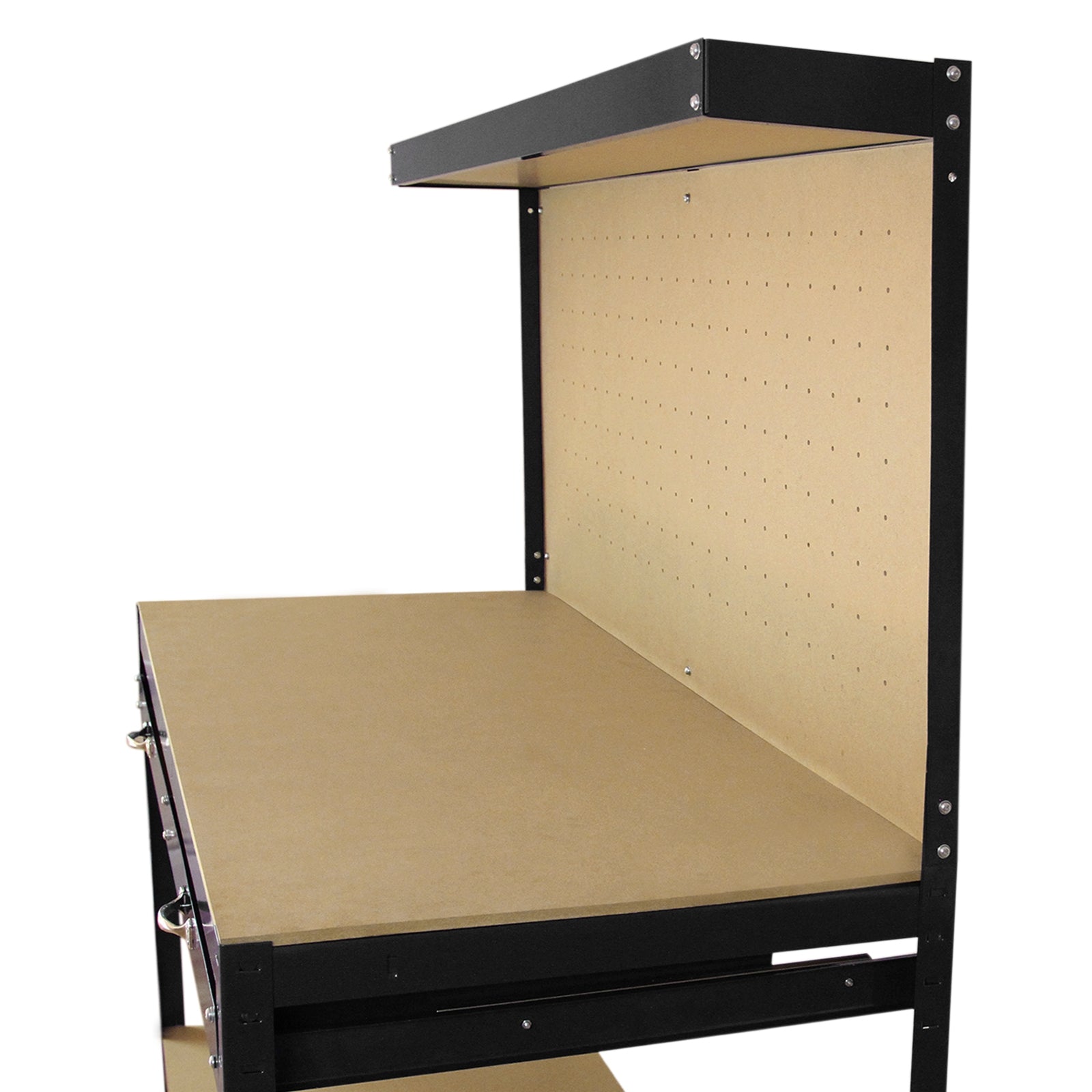 Q-Rax Banchi da Lavoro banco da lavoro nero 120 cm 200 kg