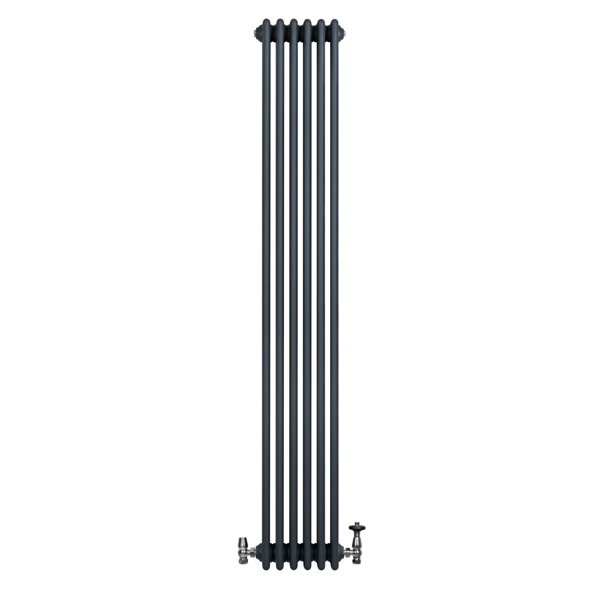 Q-Rax Radiatore 4 Colonne Verticale Antracite 1800x290 mm
