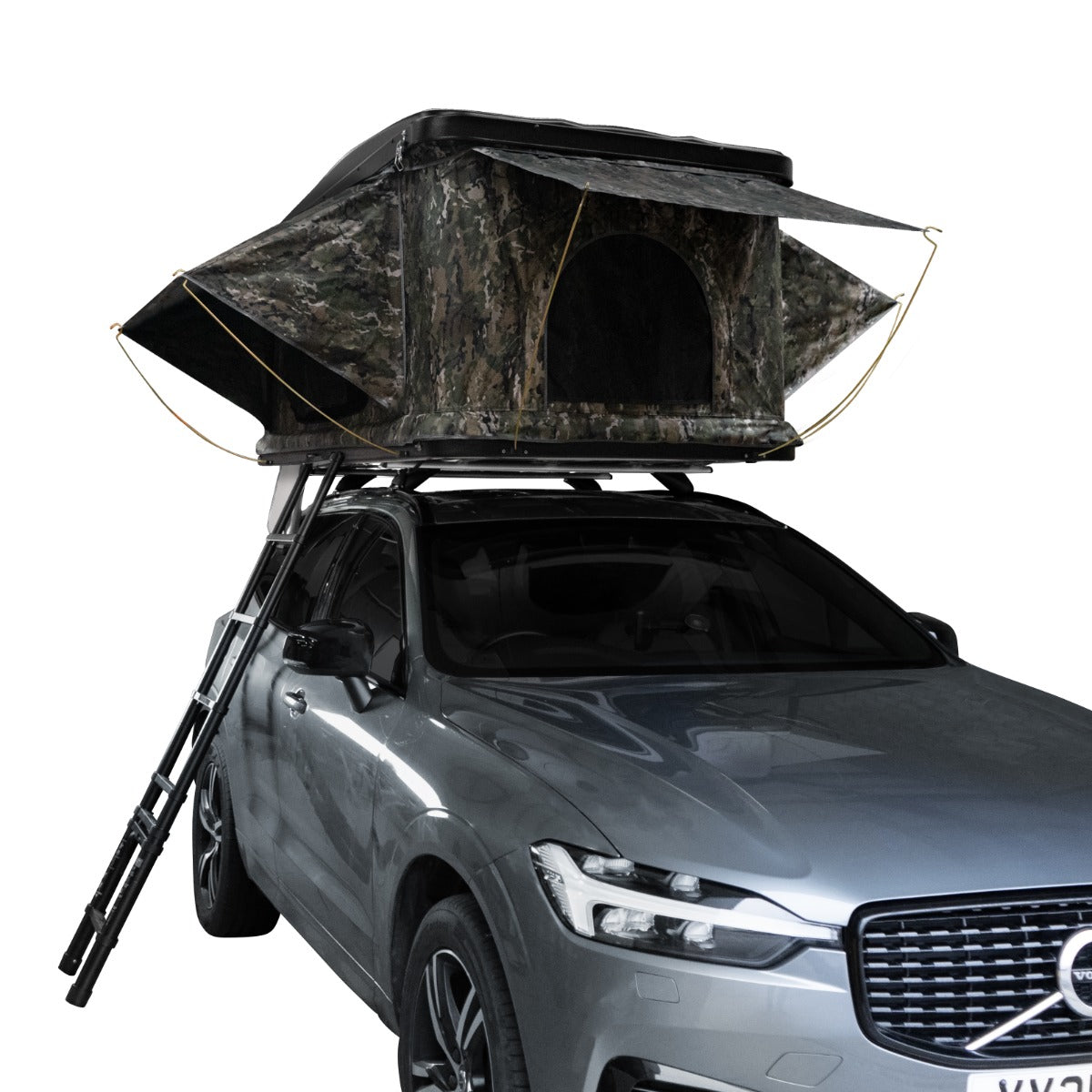Q-Rax Tenda Tetto Auto Mimetica Guscio Rigido 3 Posti