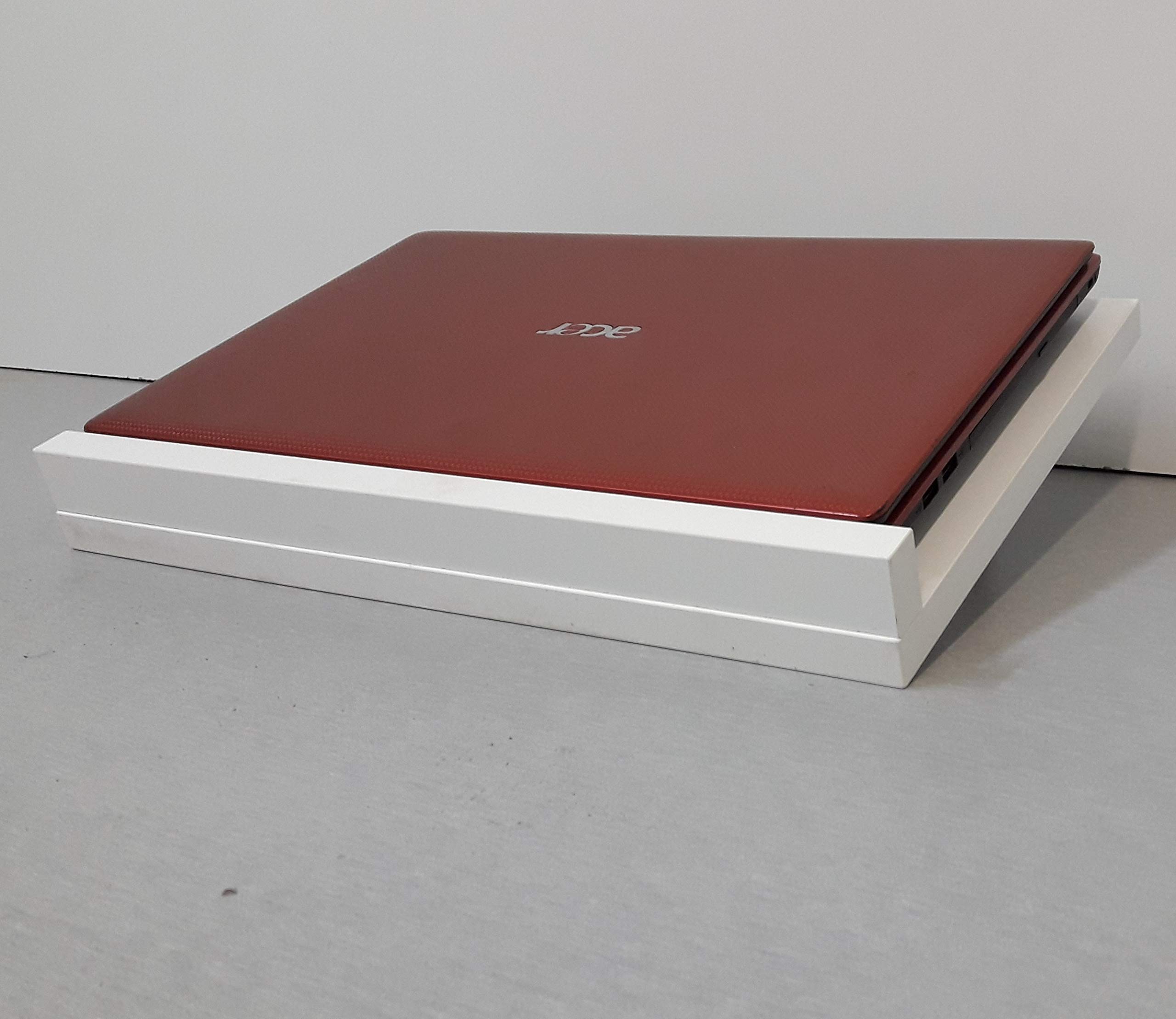Henor Supporto laptop legno bianco 40x28 cm 3 altezze