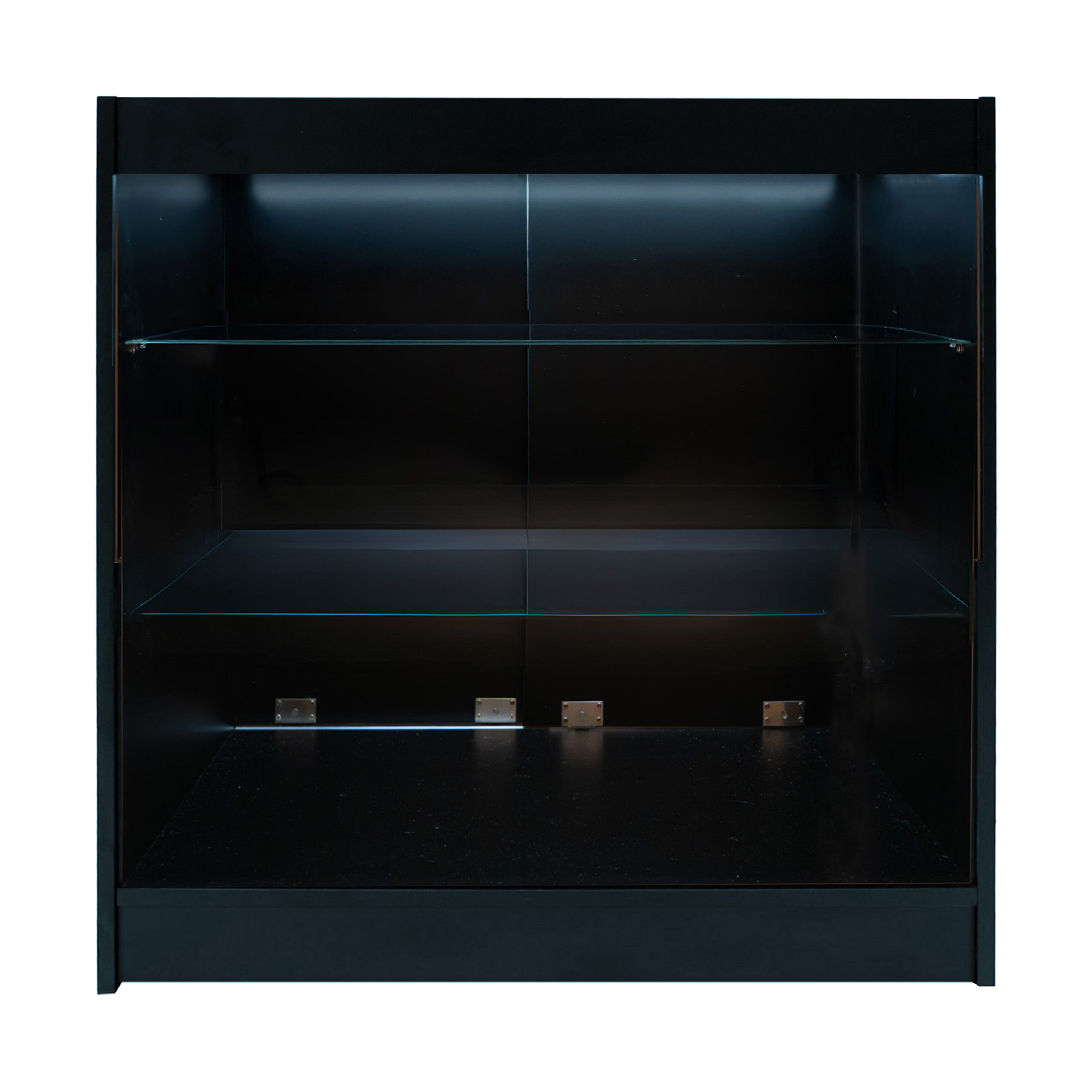 Q-Rax Aries CM60 TB60 K900 bancone negozio LED nero set 4 pezzi