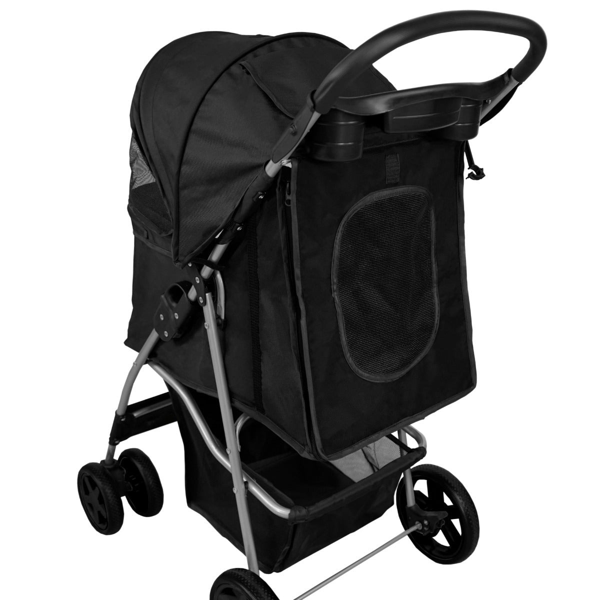Q-Rax Accessori passeggino animali nero pieghevole 15kg