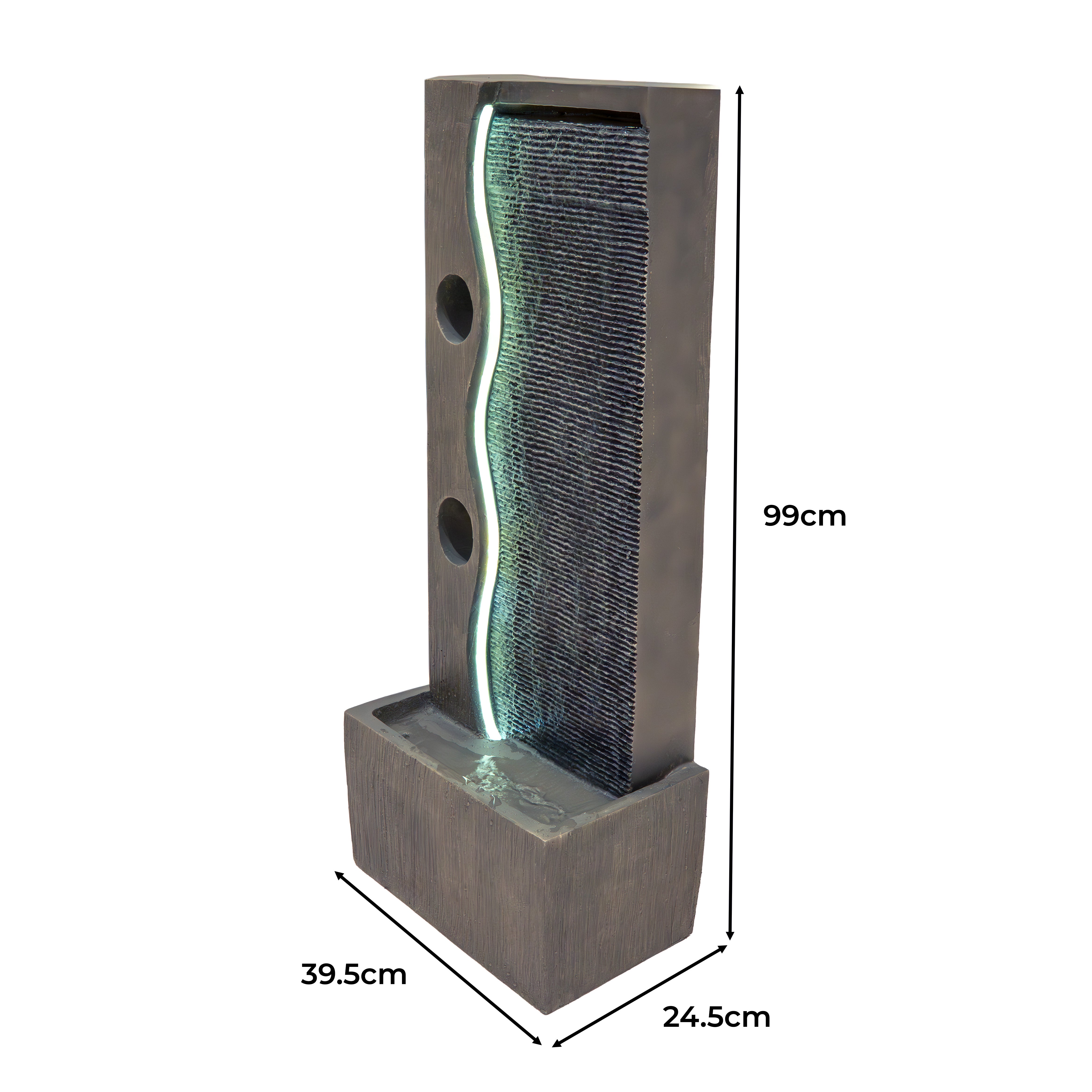 Q-Rax Harmony Falls fontana elettrica effetto pietra