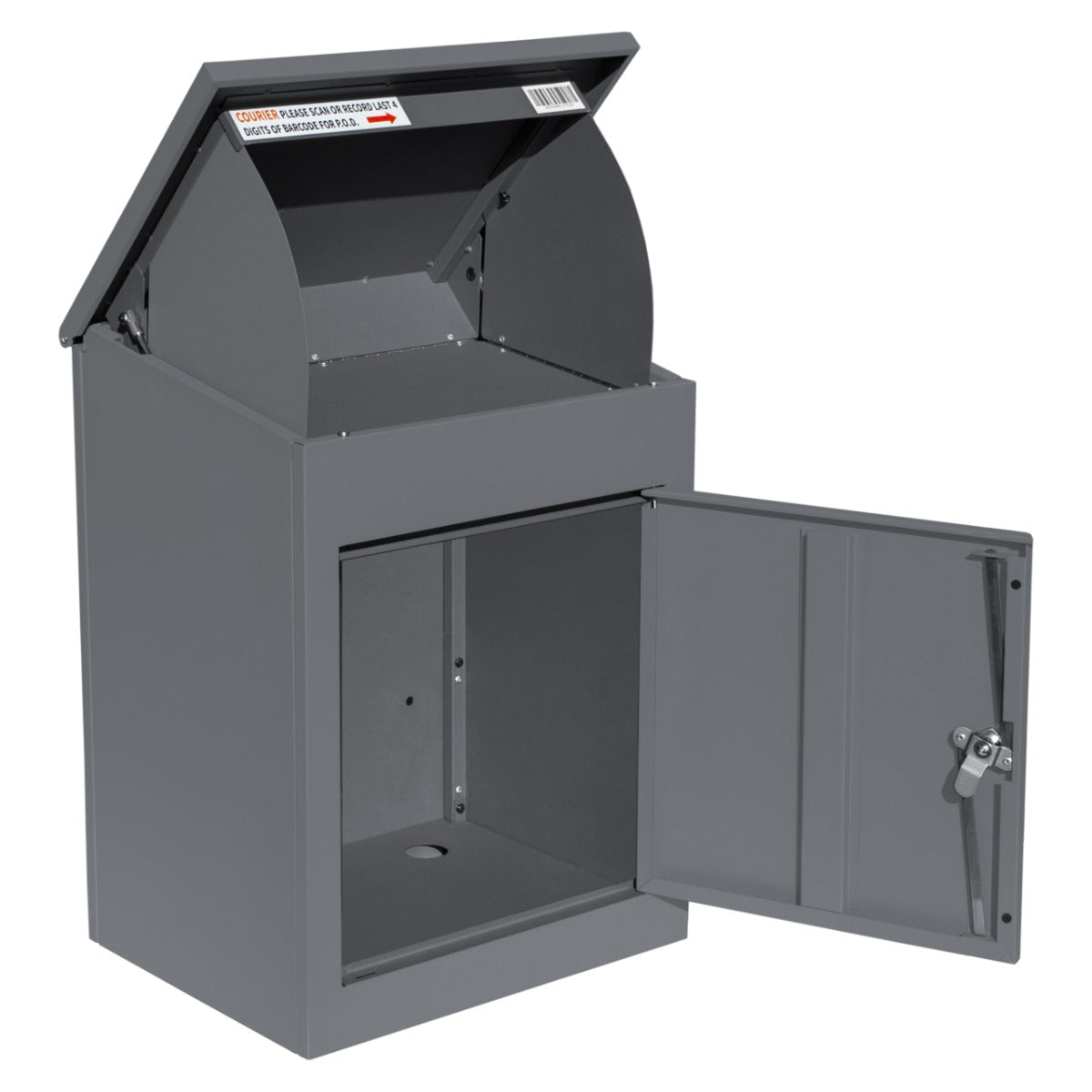 Q-Rax Accessori Casa Cassetta Postale Pacchi Antifurto Grigia