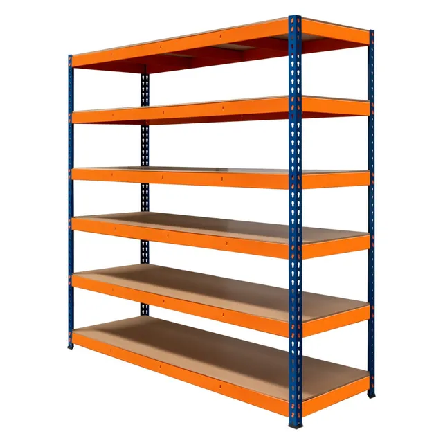 Q-Rax S-Rax Scaffalatura 6 Ripiani 180x180x60 cm