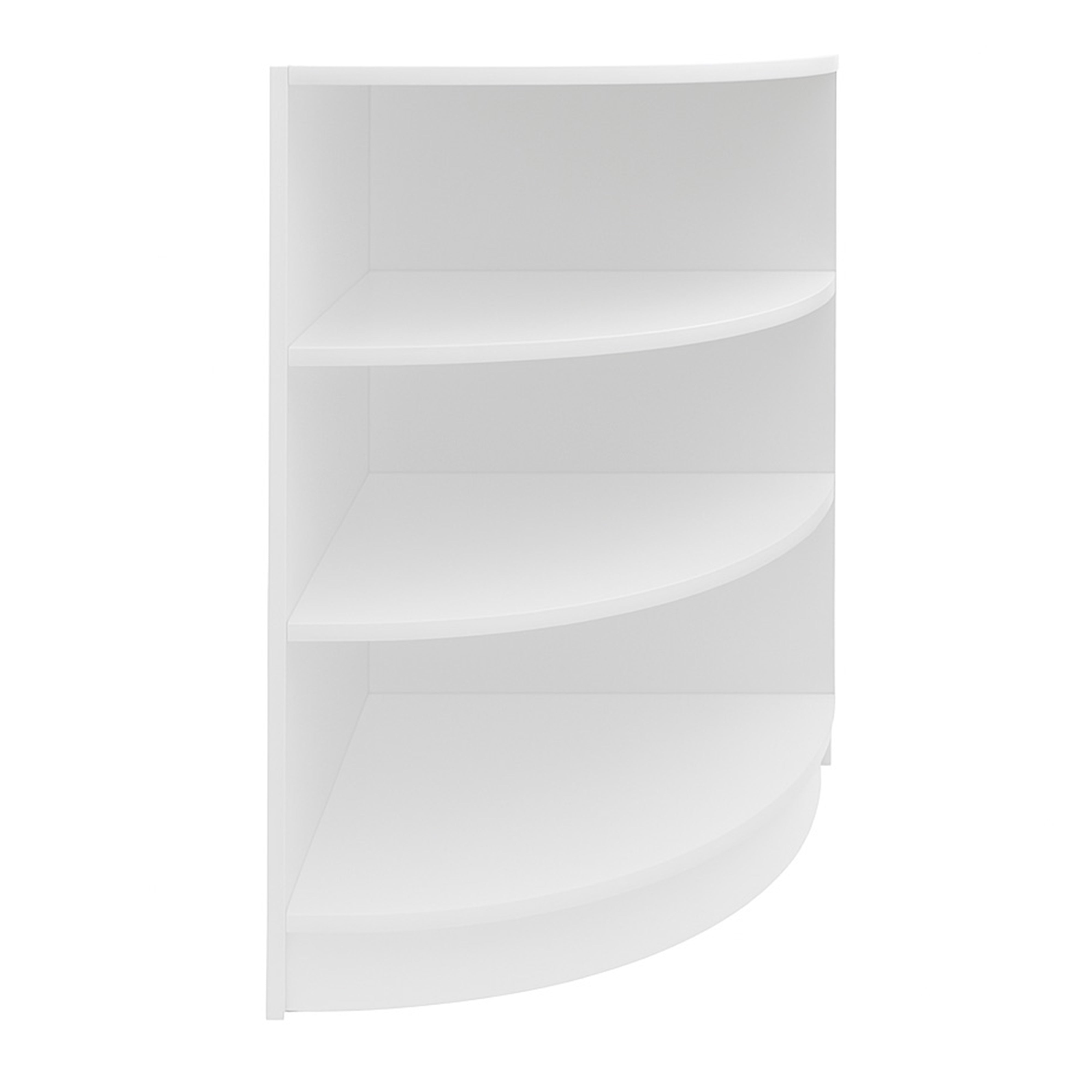 Q-Rax Banconi da Negozio LM60 bancone angolare bianco