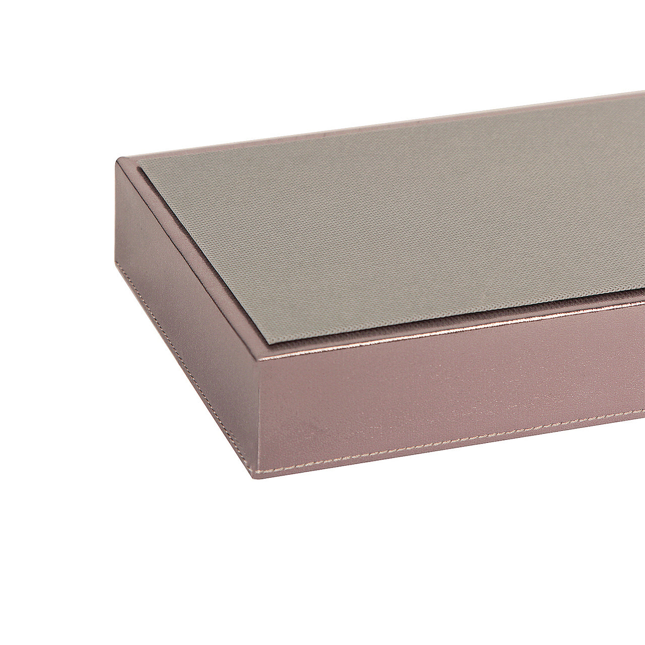 Jackcube Design porta occhiali pelle argento 7 scomparti