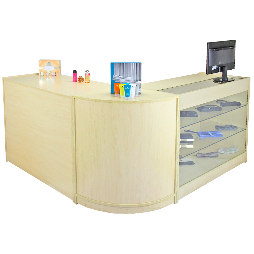 Q-Rax Saturn Set 3 Banconi Negozio Acero Laminato A1200 K1200 CM60