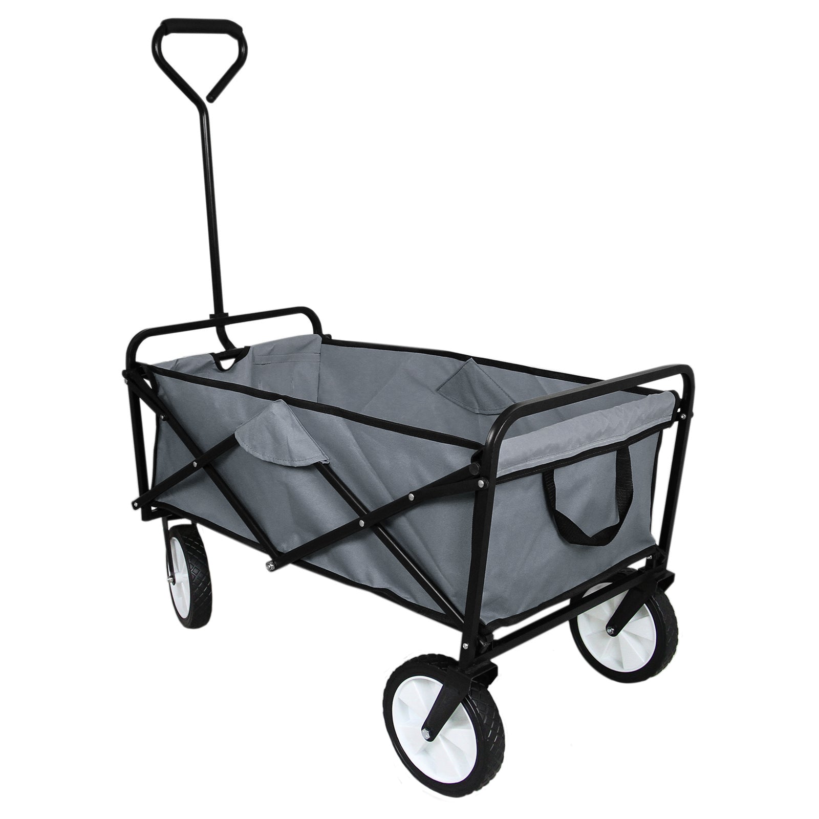 Q-Rax Carrello Pieghevole Fuoristrada 70 kg Acciaio Grigio