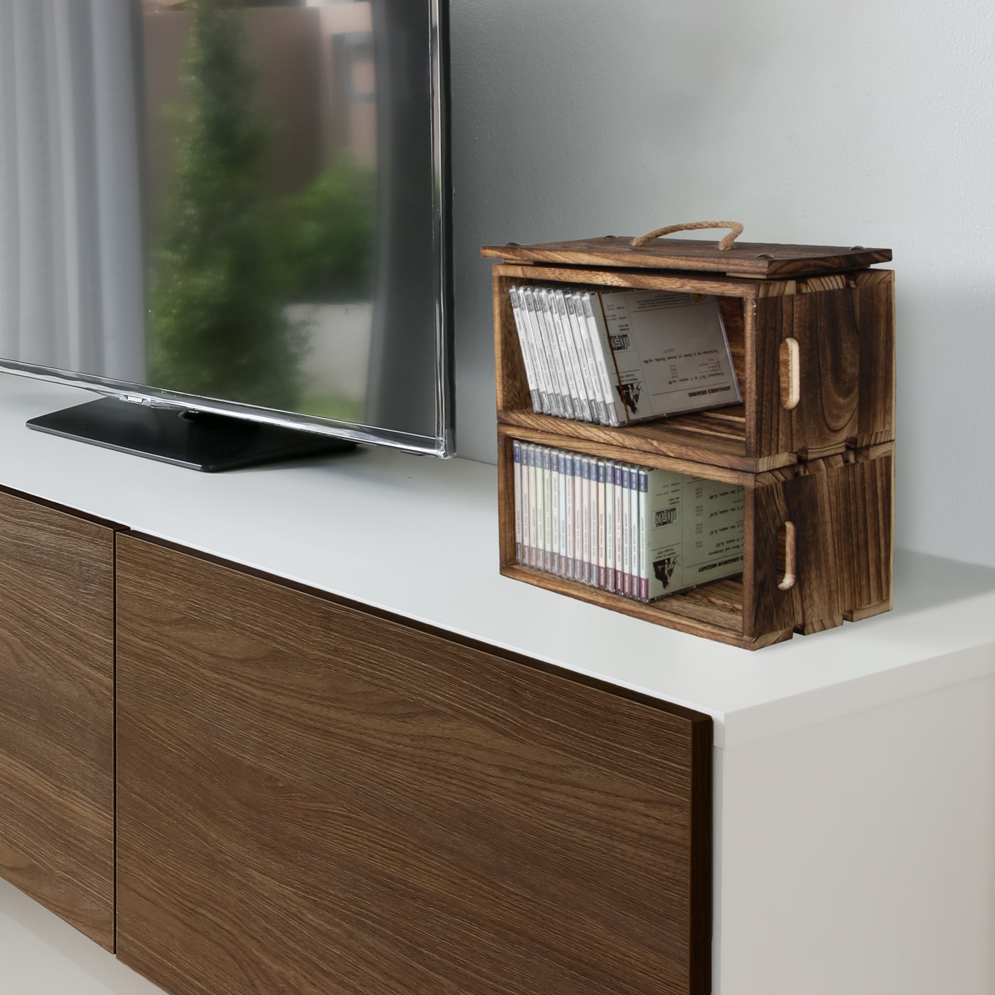 Jackcube Design Home Office scatola CD con coperchio 30 posti