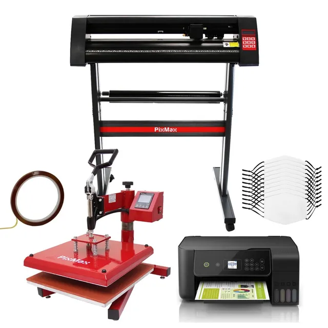 Q-Rax 720 Kit Sublimazione con Pressa 38x38 e Stampante ECO