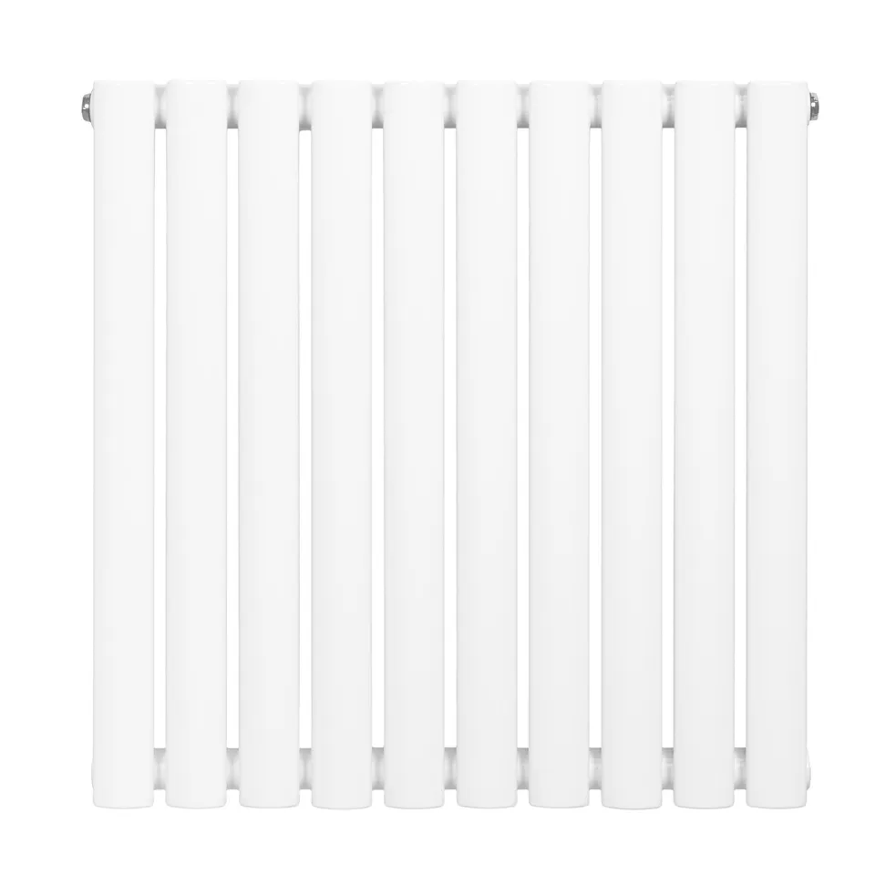 Q-Rax Radiatore Ovale 600x600 Bianco 1 Colonna